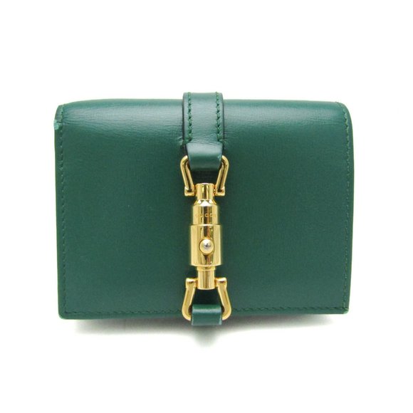 GUCCI Accessories - Gucci Jackie 1961 645536 Women's Leather Wallet (bi-fold) Green